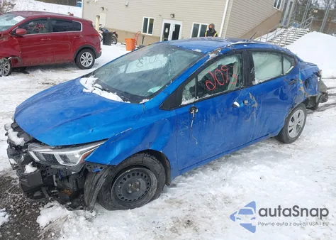 2022 Nissan Versa 1.6 S Xtronic Cvt from USA, damaged, VIN 3N1CN8DV7NL862146
